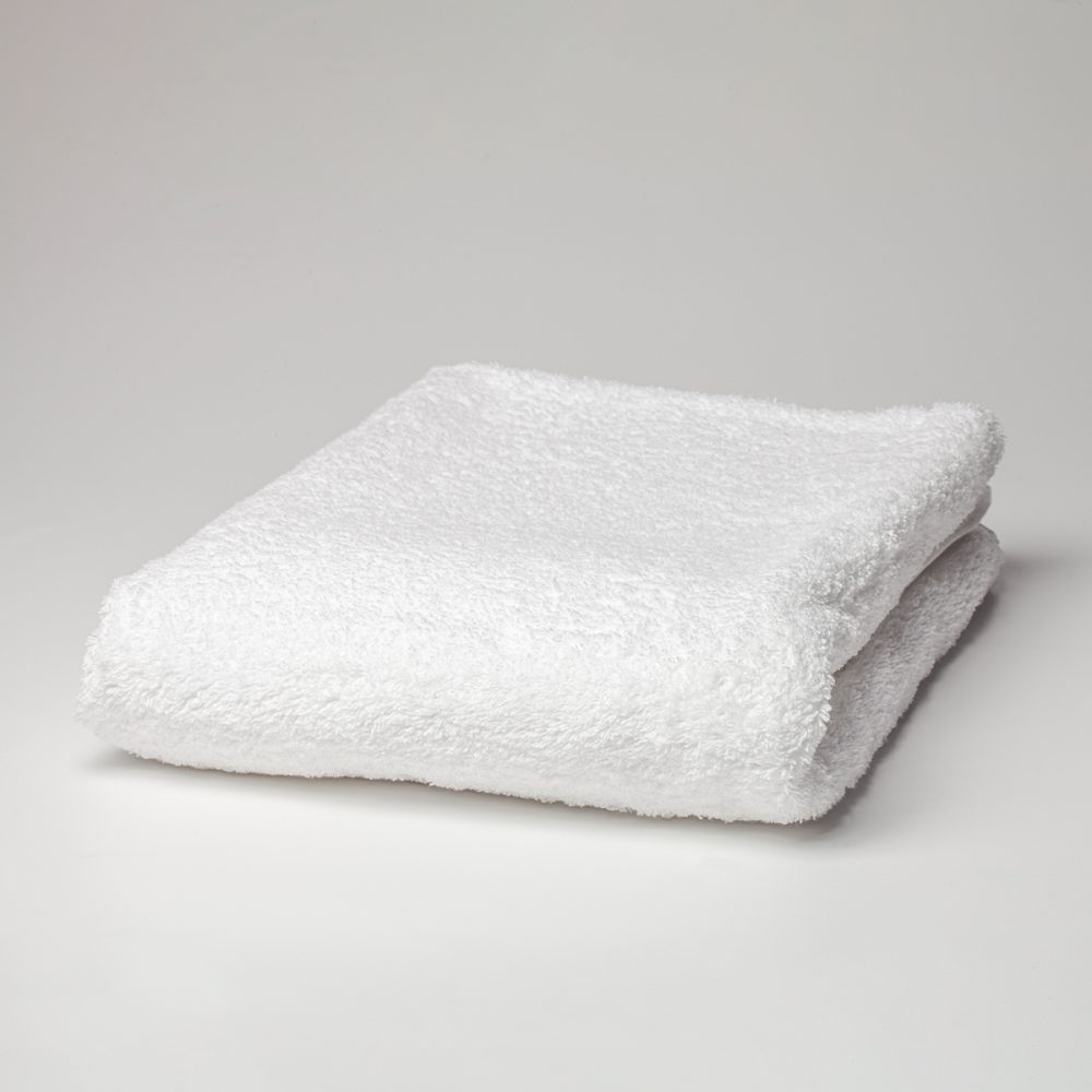 Image of Weavers Monarch Towelling - White