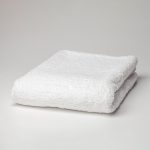 Image of Weavers Monarch Towelling - White