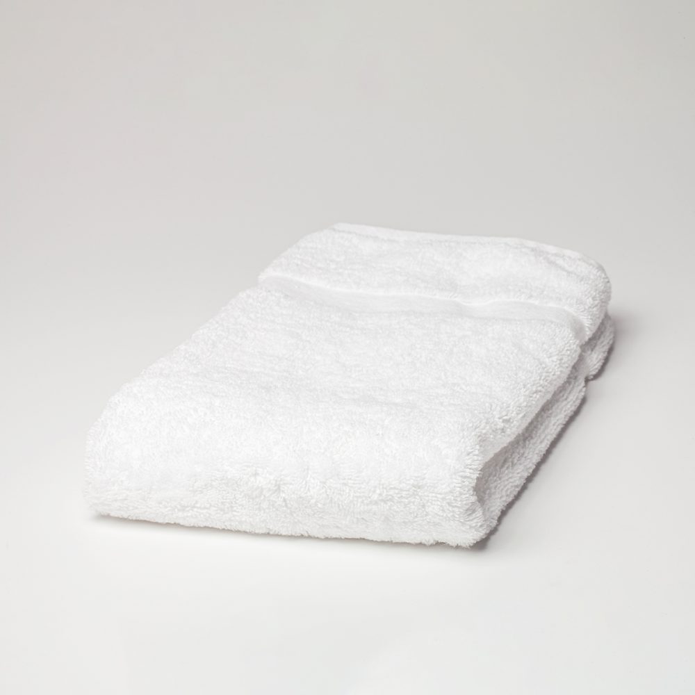 Image of Weavers Monarch Towelling - White