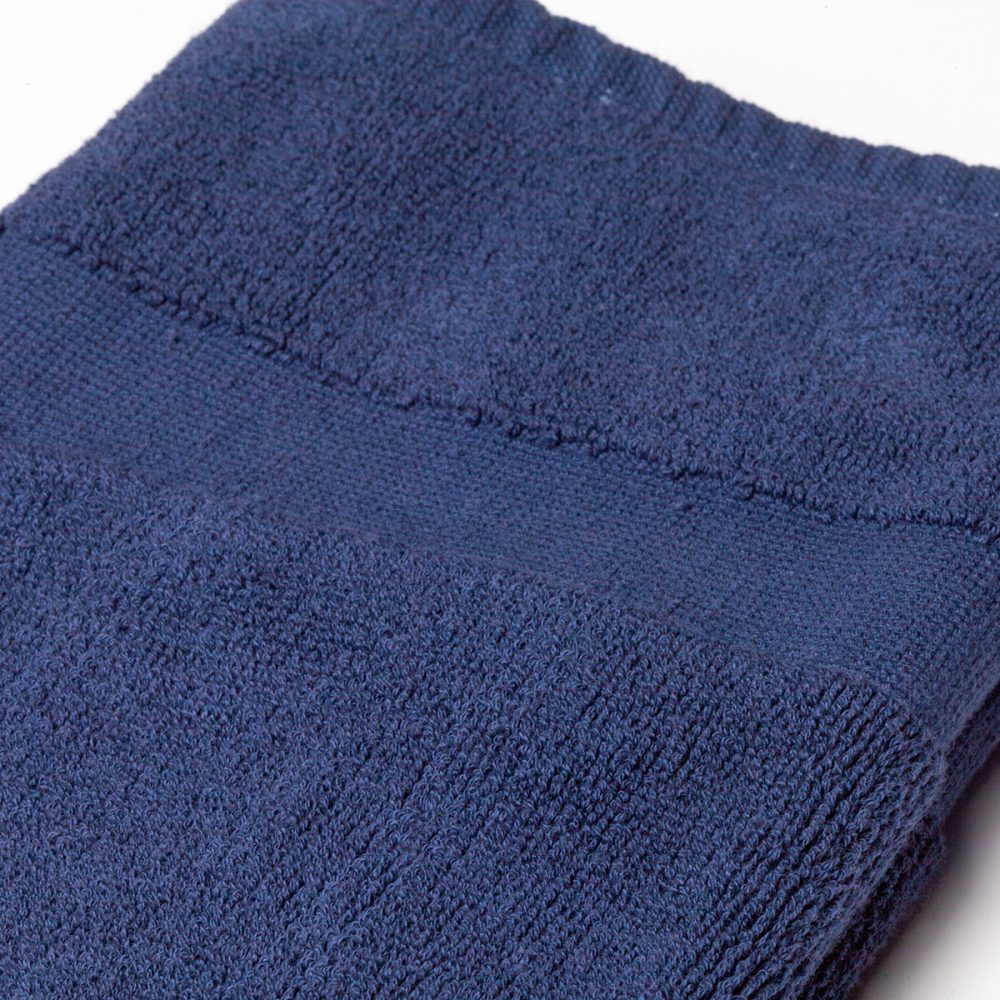 Image of Weavers Cardiff Towelling - Navy