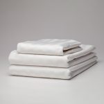 Image of Diamonds 20mm Sateen Stripe Sheeting Flat