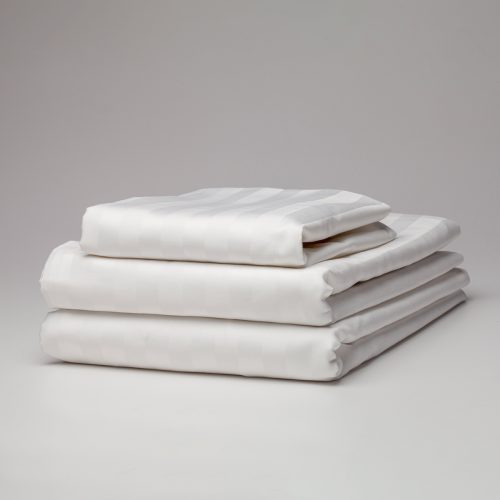 Diamonds 20mm Sateen Stripe Sheeting Flat