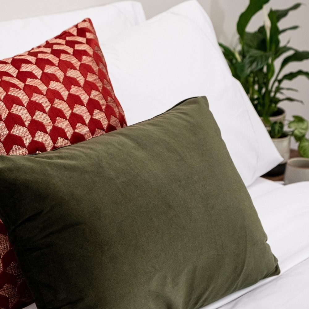 Image of DreamTicket Rutland Oblong Cushion Cover Harakeke - Oblong