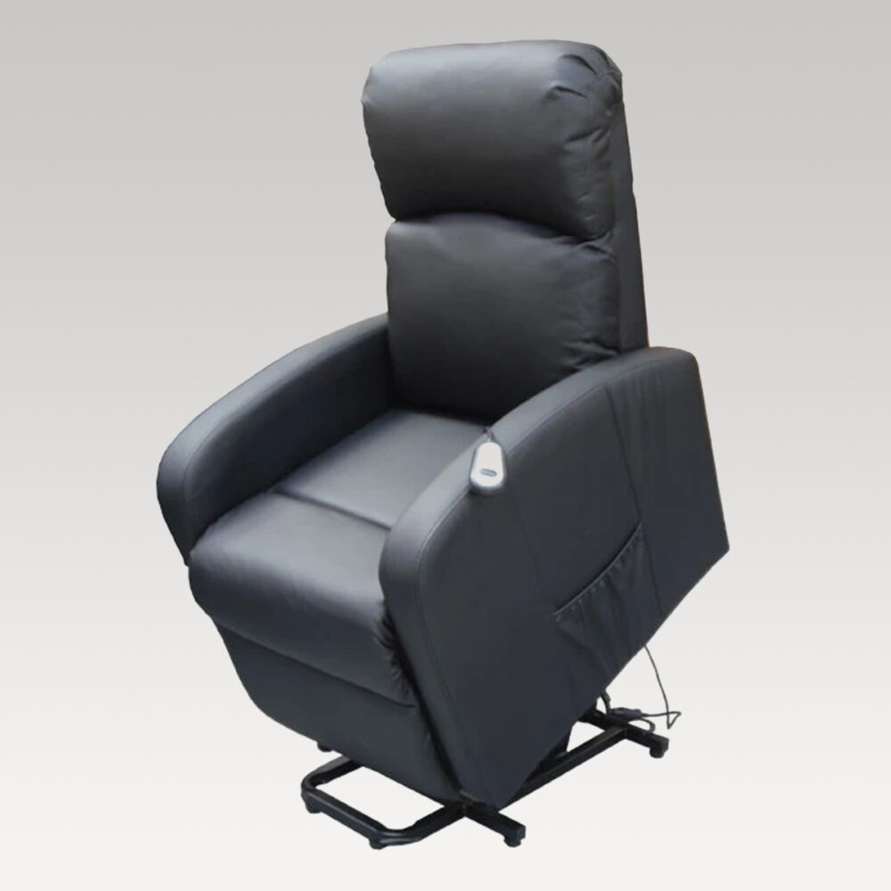 Image of Bradman Lifter Chair - Black PU