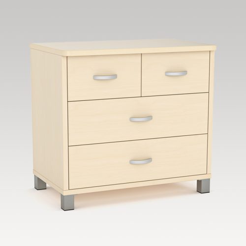 Bristol 4 Drawer Cabinet - Nordic Maple