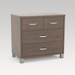 Image of Bristol 4 Drawer Cabinet - Dark Oak