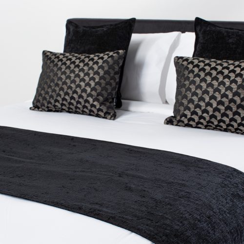 DreamTicket Rutland Oblong Cushion Cover Black Sand - Oblong
