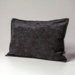 Image of DreamTicket Oxford Oblong Cushion Cover - Black Sand