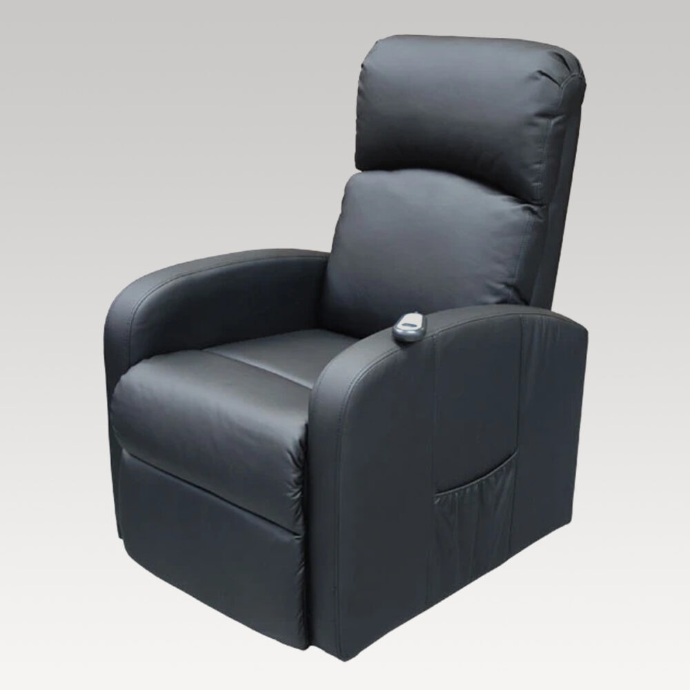 Image of Bradman Lifter Chair - Black PU