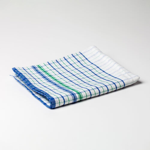 Tea Towel #10 Large - Green/Blue