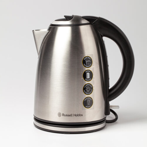 Russell Hobbs Cordless Kettle Brushed S/S 2400 Watts - 1.7 Litre