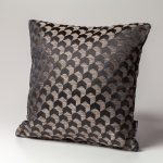 Image of DreamTicket Rutland Square Cushion Cover Black Sand - Square
