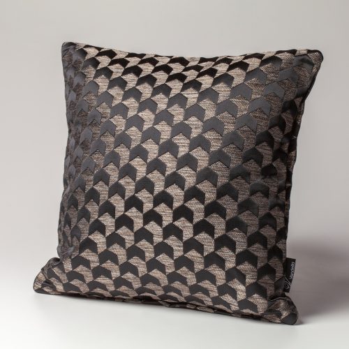 DreamTicket Rutland Square Cushion Cover Black Sand - Square