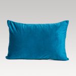 Image of DreamGreen Verve Velvet Cushion Cover Teal - Oblong