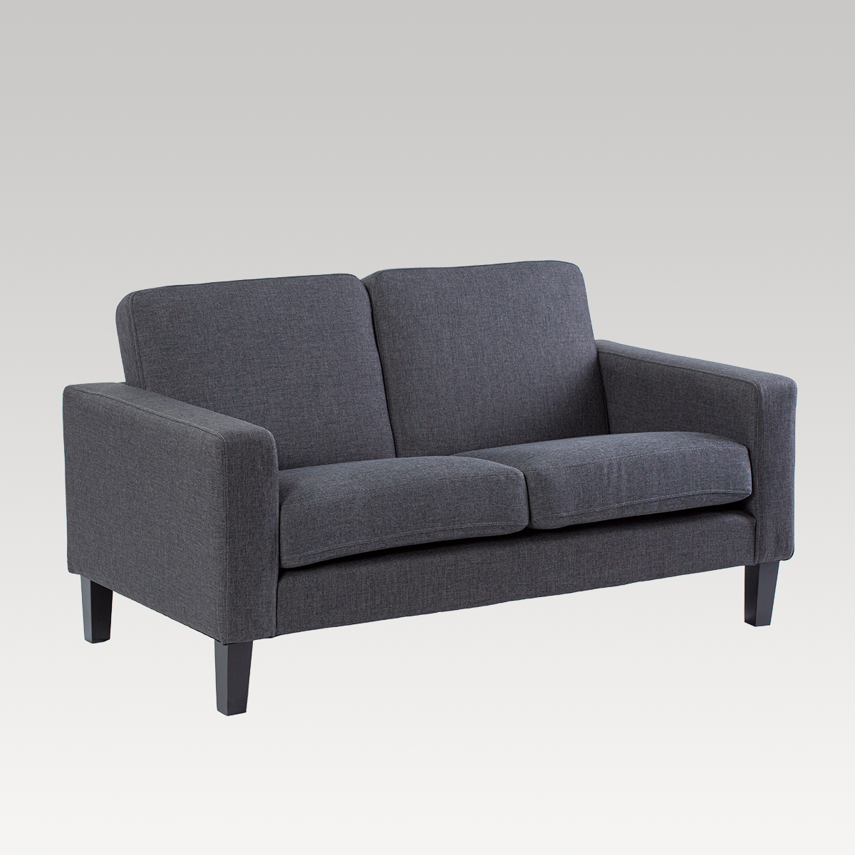 Image of Makers Fenix Fabric 2 Seater Sofa - Charcoal