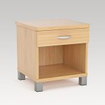 Image of Bristol Bedside Cabinet With Feet - Tawa