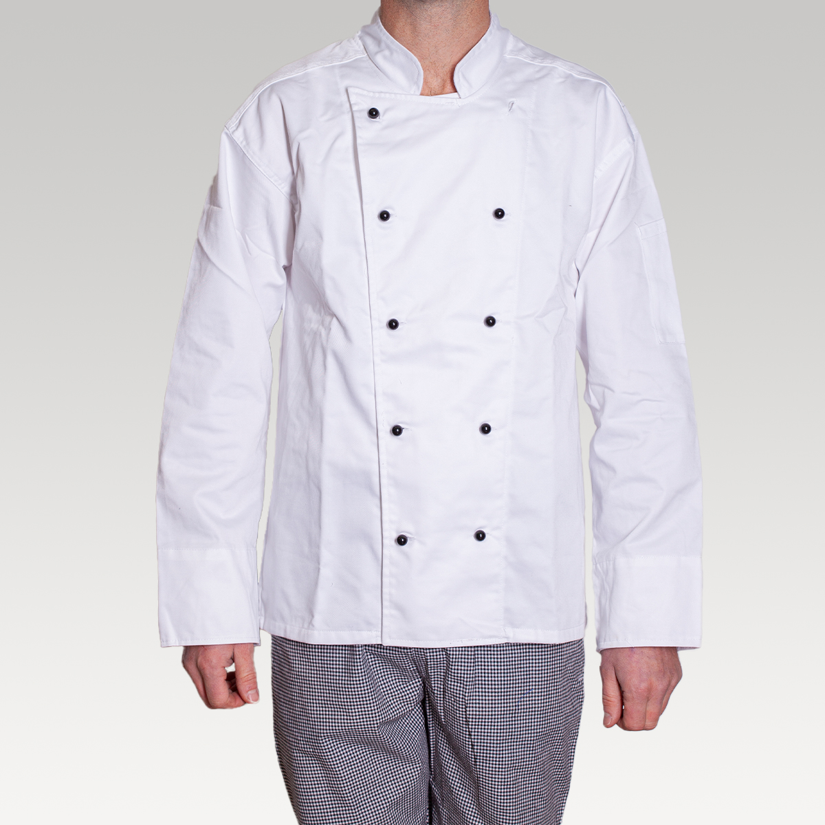 Image of Serve Long Sleeve Chef Jacket - White
