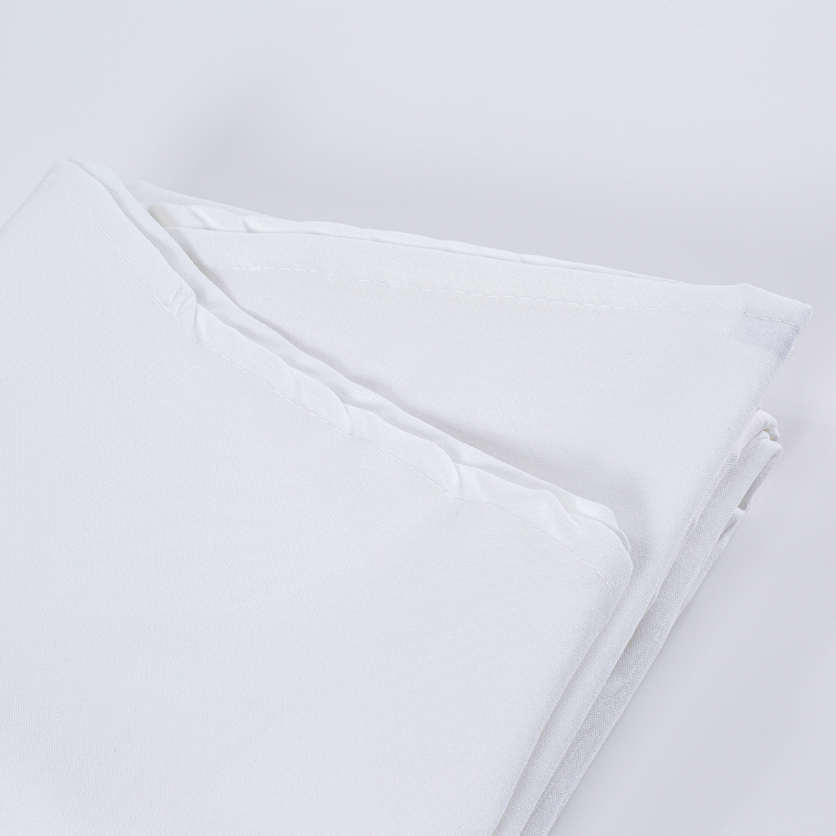 Image of Serve Caress Round Tablecloth - White