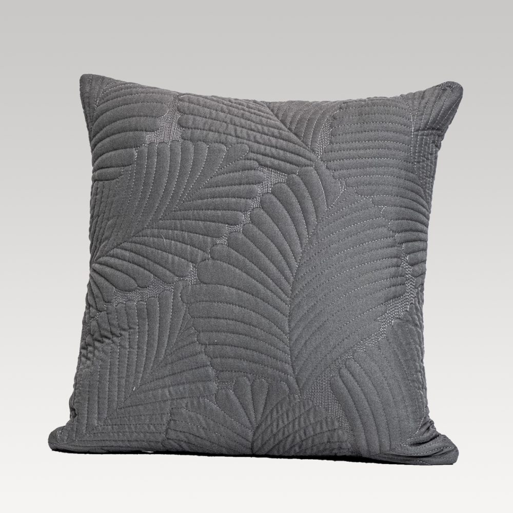Image of DreamGreen Amora Cushion Cover Charcoal - Square