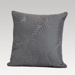 Image of DreamGreen Amora Cushion Cover Charcoal - Square