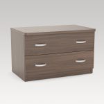 Image of Bristol Luggage Rack with Drawers - Dark Oak