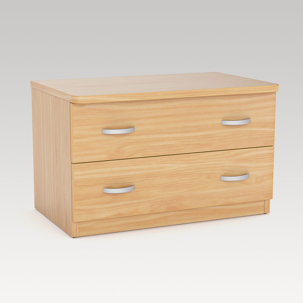 Image of Bristol Luggage Rack with Drawers - Tawa