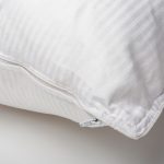 Image of DreamTicket Sateen Stripe Flat Pillow Protector - Super King