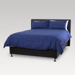 Image of Weavers Premium Duvet Cover Set - Navy/Taupe