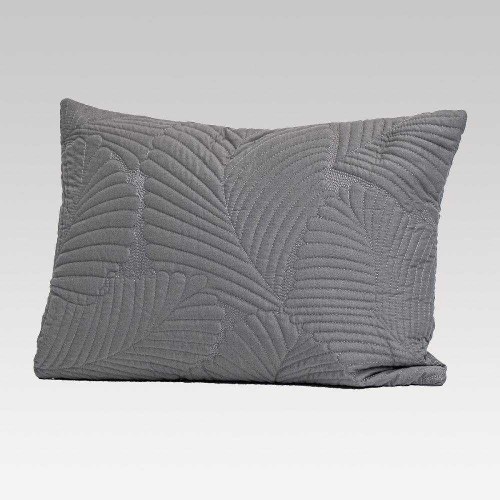 Image of DreamGreen Amora Cushion Cover Charcoal - Oblong