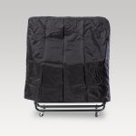 Image of Solo Folding Rollaway Bed Dust Cover Black - Single