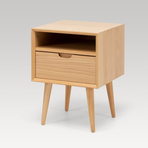 Oslo Solid Oak Bedside Table