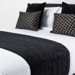 Image of DreamTicket Oxford Bed Runner - Black Sand