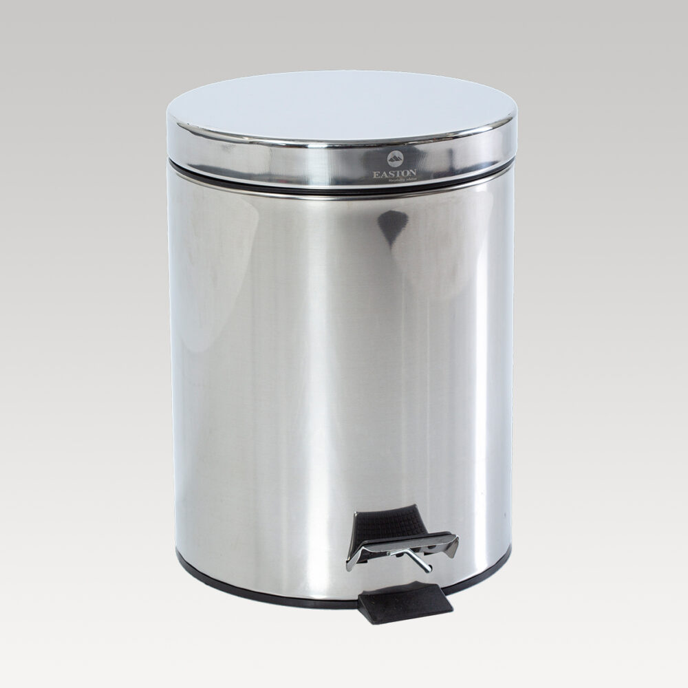 Image of Stainless Steel Rubbish Bin - 5L