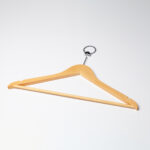 Image of Wooden Pilferproof Coat Hanger - Single