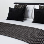 Image of DreamTicket Oxford Oblong Cushion Cover - Black Sand
