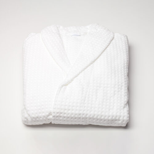Diamonds Grid Bath Robe 100% Cotton - 1420grm