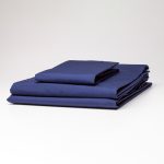 Image of Weavers 220TC Premium Sheeting Flat Navy