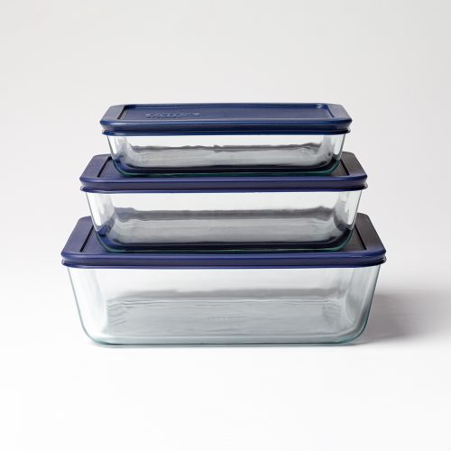 Pyrex Rectangle Bowl with Lid - 750ml