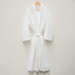 Image of Diamonds Waffle Weave Kimono Bath Robe - 750g