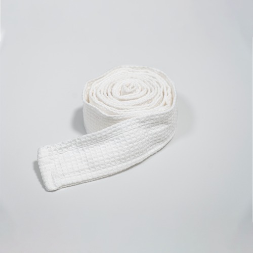 Belt for Diamonds Waffle Bath Robe - White