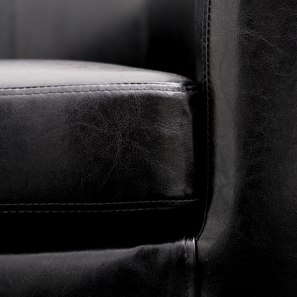 Image of Makers PU Tub Chair - Black