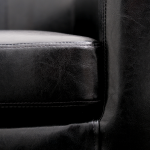 Image of Makers PU Tub Chair - Black