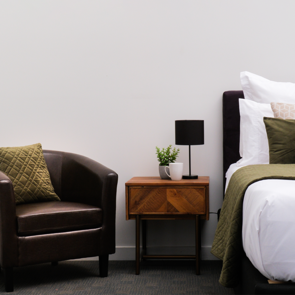 Image of Makers PU Tub Chair - Brown