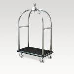 Image of Porters Trolley Bird Cage Type  Chrome