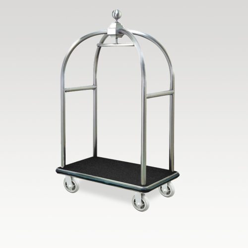 Porters Trolley Bird Cage Type  Chrome