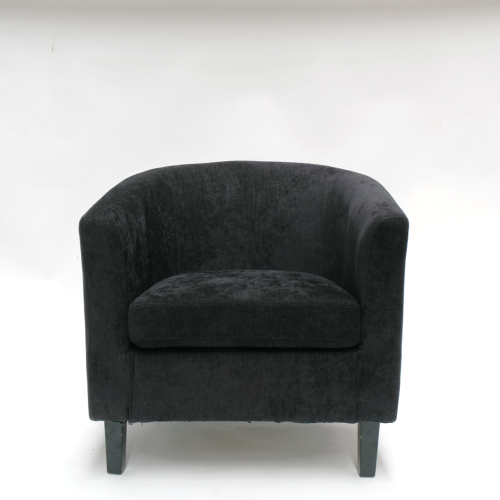 Makers Deluxe Tub Chair Fabric - Black