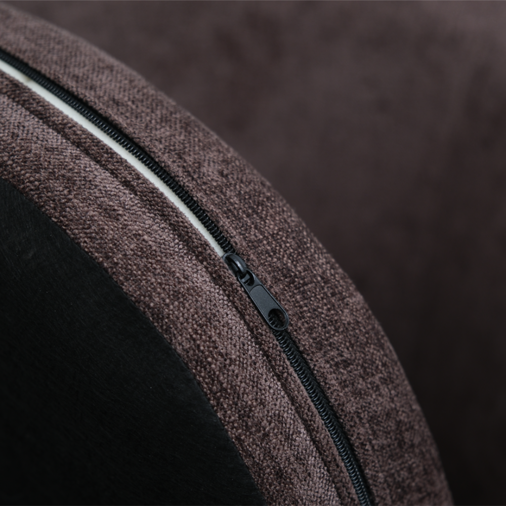 Image of Makers Deluxe Tub Chair Fabric - Chocolate