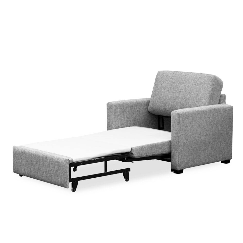Image of Starcream Single Sofa Bed - Storm