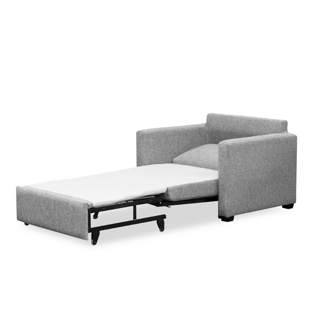 Image of Starcream Single Sofa Bed - Storm