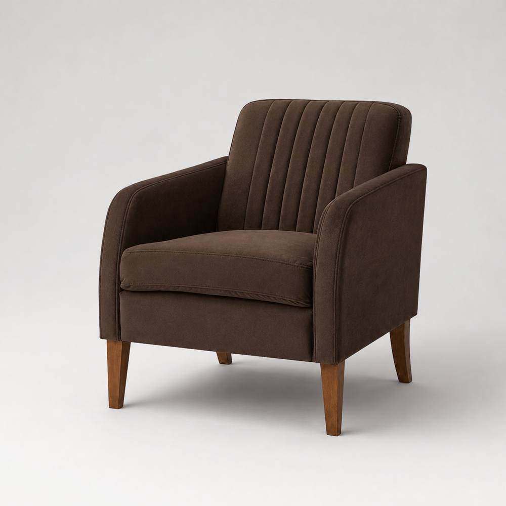 Image of Makers Batten Chair - Chocolate